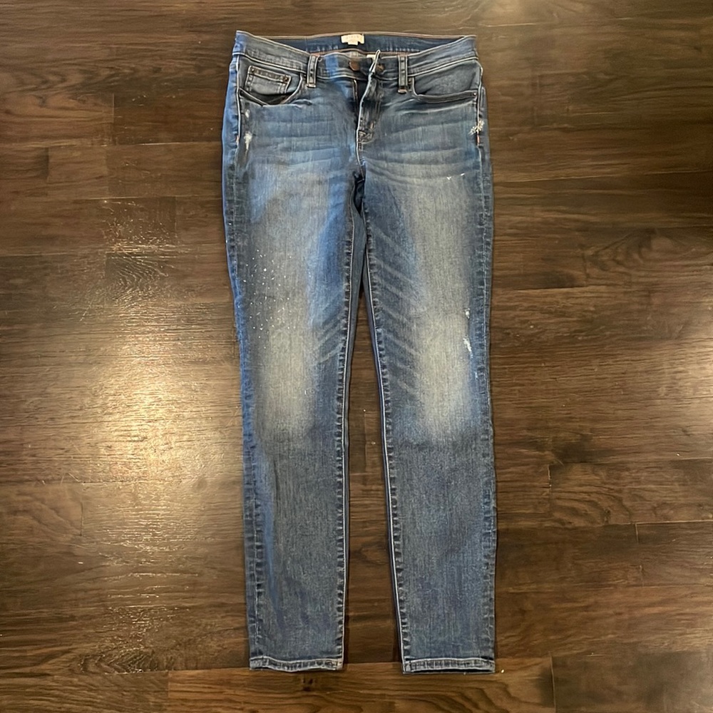 J. Crew size 26 stretch skinny jeans
